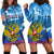 Russia Day 2024 Hoodie Dress Coat Of Arms With Red Square