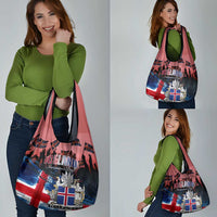 Iceland Independence Day 2024 Grocery Bag Coat Of Arms Happy 80th Anniversary