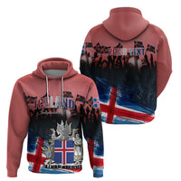 Iceland Independence Day 2024 Hoodie Coat Of Arms Happy 80th Anniversary - Wonder Print Shop