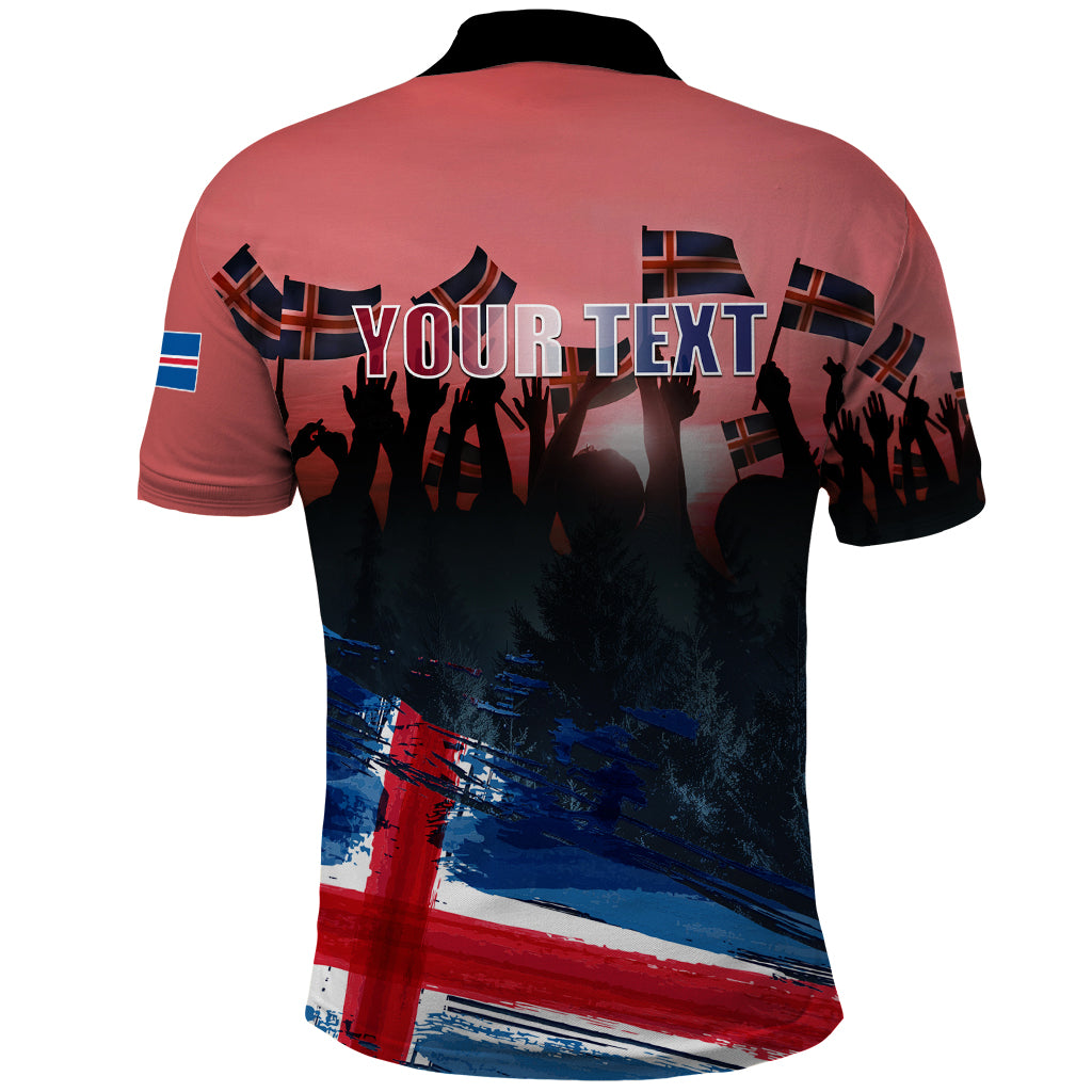 Iceland Independence Day 2024 Polo Shirt Coat Of Arms Happy 80th Anniversary - Wonder Print Shop