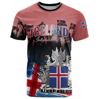 Iceland Independence Day 2024 T Shirt Coat Of Arms Happy 80th Anniversary - Wonder Print Shop