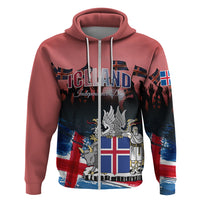 Iceland Independence Day 2024 Zip Hoodie Coat Of Arms Happy 80th Anniversary - Wonder Print Shop