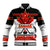 Canada Hockey 2024 Baseball Jacket Hockey is Canada Game - Wonder Print Shop