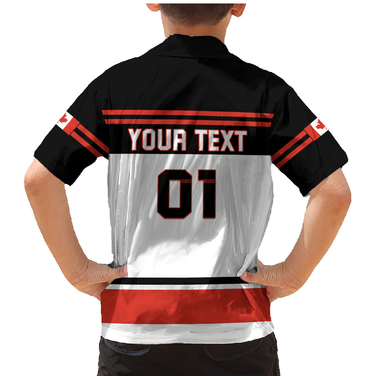 Canada Hockey 2024 Family Matching Mermaid Dress and Hawaiian Shirt Hockey is Canada Game - Wonder Print Shop