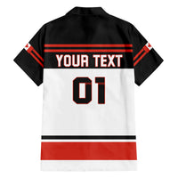 Canada Hockey 2024 Family Matching Short Sleeve Bodycon Dress and Hawaiian Shirt Hockey is Canada Game - Wonder Print Shop