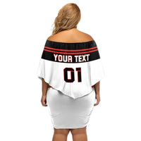 Canada Hockey 2024 Off Shoulder Short Dress Hockey is Canada Game - Wonder Print Shop