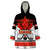 Canada Hockey 2024 Wearable Blanket Hoodie Hockey is Canada Game - Wonder Print Shop