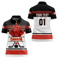 Canada Hockey 2024 Women Polo Shirt Hockey is Canada Game - Wonder Print Shop