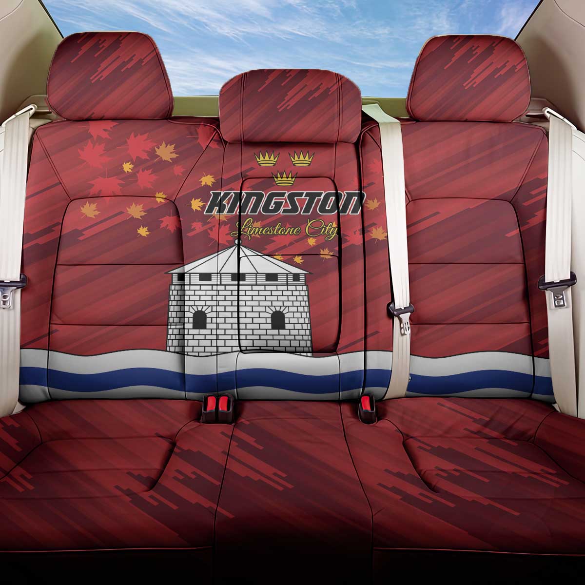 Kingston Back Car Seat Cover Antiquitate Civilitate Humanitate