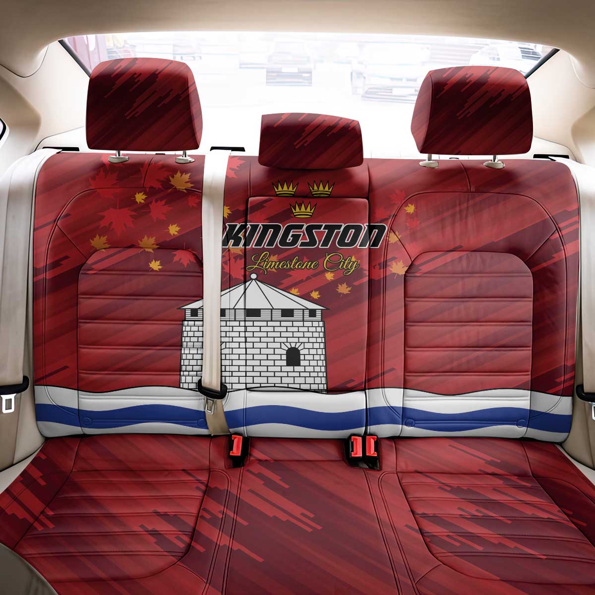 Kingston Back Car Seat Cover Antiquitate Civilitate Humanitate