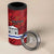 Personalised Kingston 4 in 1 Can Cooler Tumbler Antiquitate Civilitate Humanitate