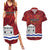 Personalised Kingston Couples Matching Summer Maxi Dress and Hawaiian Shirt Antiquitate Civilitate Humanitate