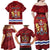 Personalised Kingston Family Matching Off Shoulder Maxi Dress and Hawaiian Shirt Antiquitate Civilitate Humanitate