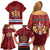 Personalised Kingston Family Matching Off Shoulder Short Dress and Hawaiian Shirt Antiquitate Civilitate Humanitate