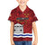 Personalised Kingston Family Matching Off Shoulder Short Dress and Hawaiian Shirt Antiquitate Civilitate Humanitate