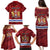 Personalised Kingston Family Matching Puletasi and Hawaiian Shirt Antiquitate Civilitate Humanitate