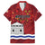 Personalised Kingston Family Matching Short Sleeve Bodycon Dress and Hawaiian Shirt Antiquitate Civilitate Humanitate