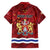Personalised Kingston Family Matching Short Sleeve Bodycon Dress and Hawaiian Shirt Antiquitate Civilitate Humanitate