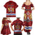 Personalised Kingston Family Matching Summer Maxi Dress and Hawaiian Shirt Antiquitate Civilitate Humanitate