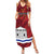 Personalised Kingston Family Matching Summer Maxi Dress and Hawaiian Shirt Antiquitate Civilitate Humanitate