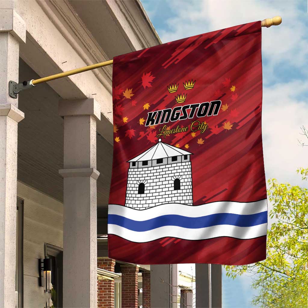 Kingston Garden Flag Antiquitate Civilitate Humanitate