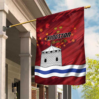 Kingston Garden Flag Antiquitate Civilitate Humanitate