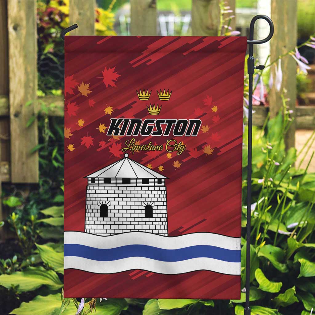 Kingston Garden Flag Antiquitate Civilitate Humanitate