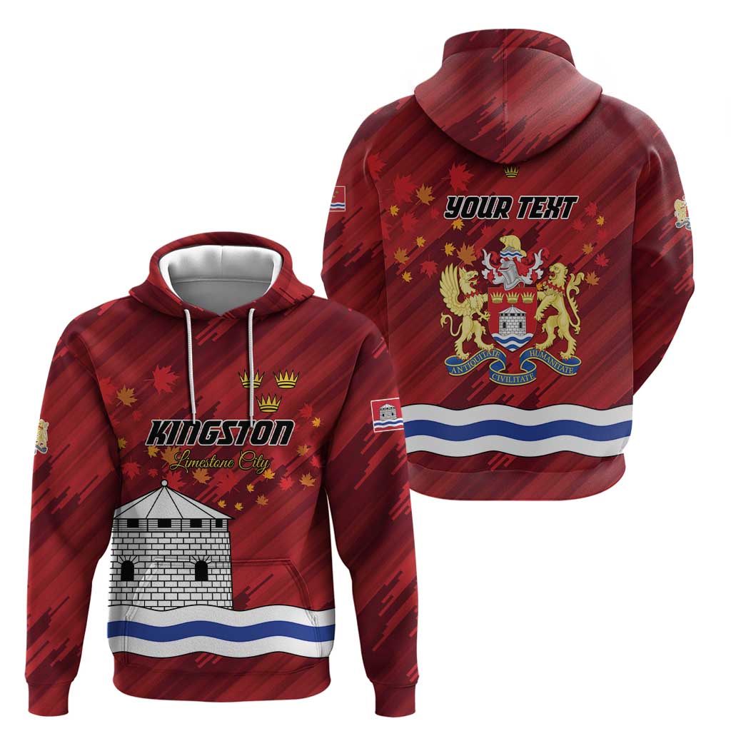 Personalised Kingston Hoodie Antiquitate Civilitate Humanitate