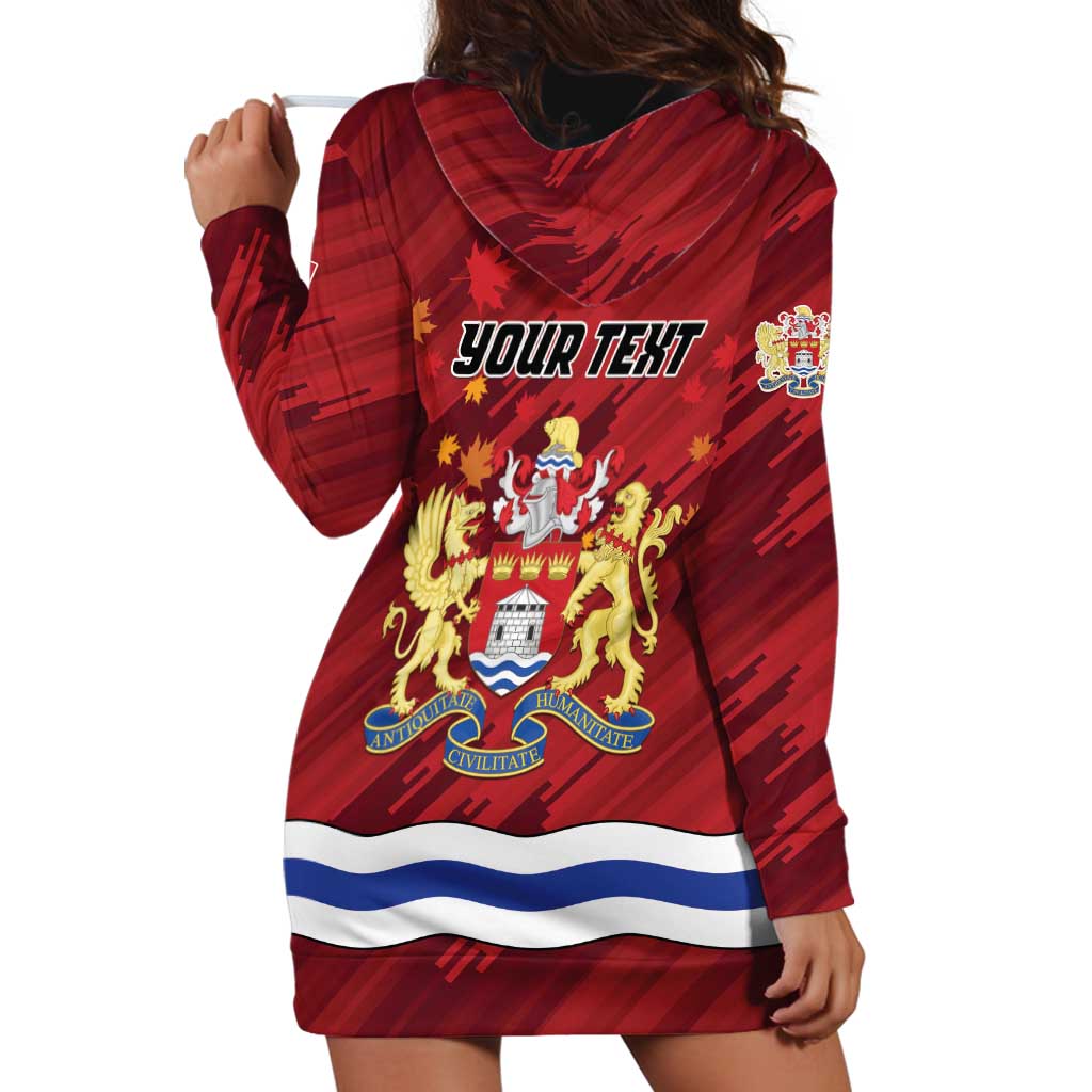 Personalised Kingston Hoodie Dress Antiquitate Civilitate Humanitate
