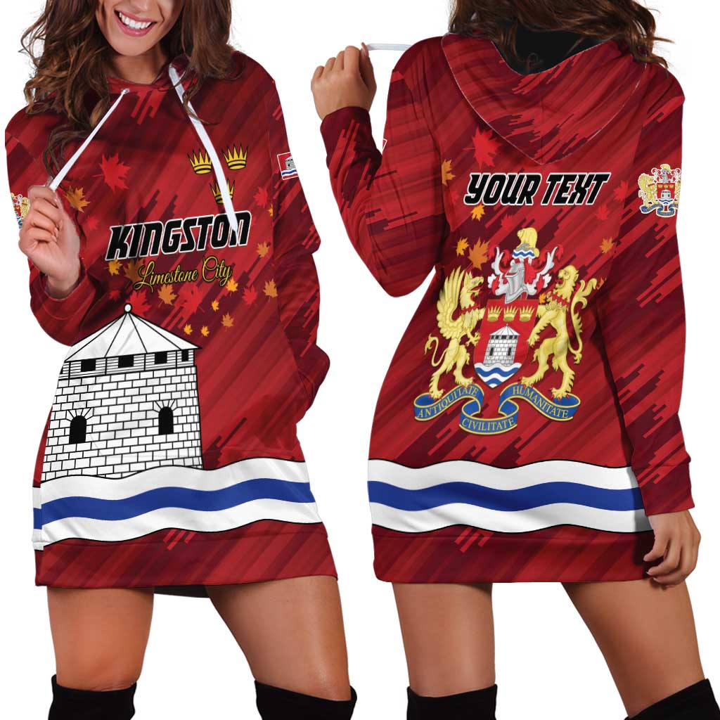 Personalised Kingston Hoodie Dress Antiquitate Civilitate Humanitate