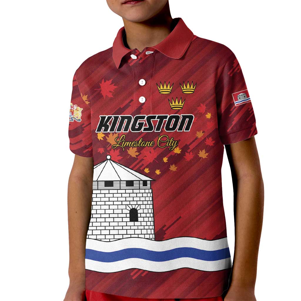 Personalised Kingston Kid Polo Shirt Antiquitate Civilitate Humanitate