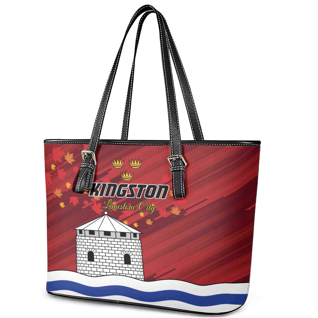 Kingston Leather Tote Bag Antiquitate Civilitate Humanitate