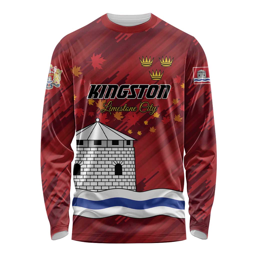 Personalised Kingston Long Sleeve Shirt Antiquitate Civilitate Humanitate