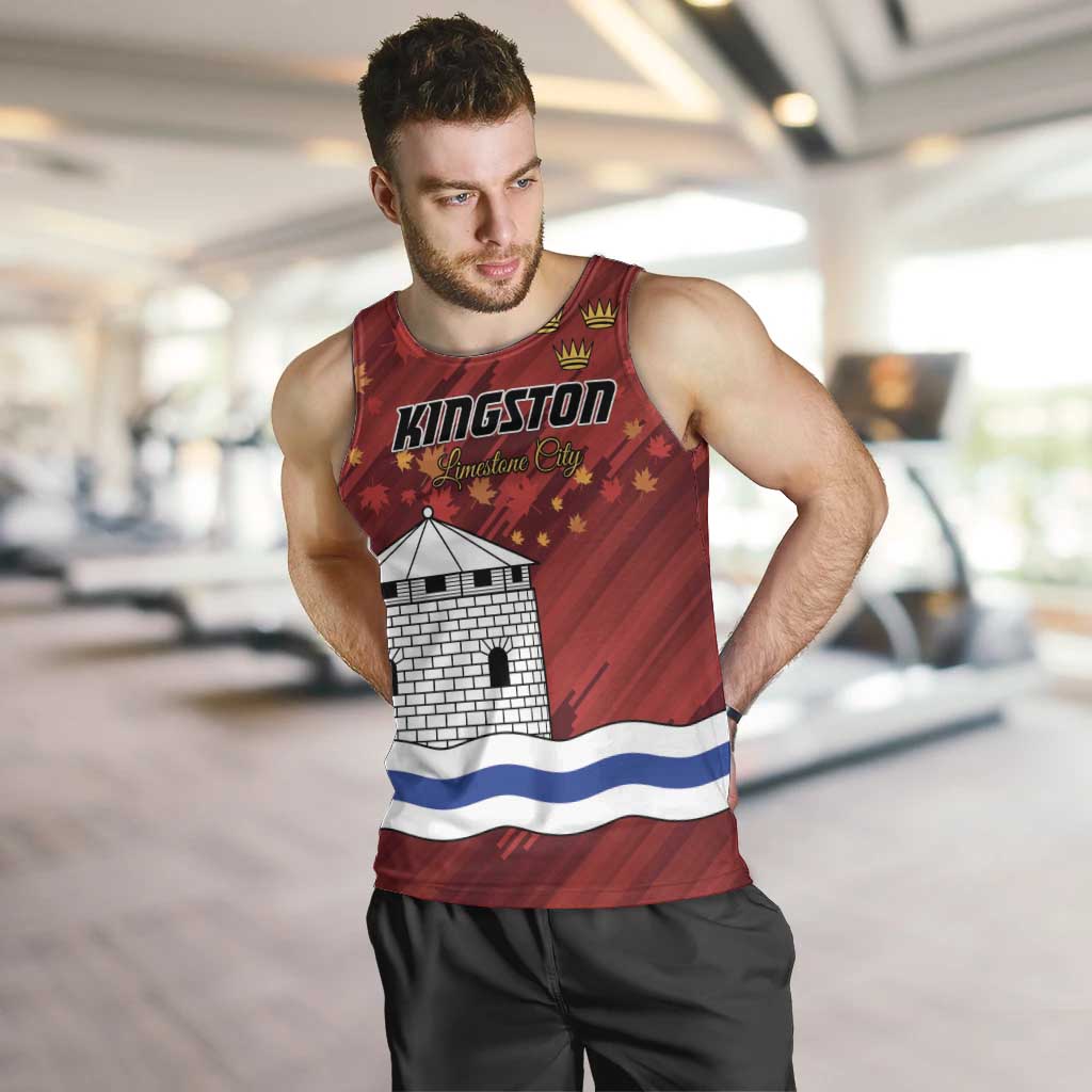 Personalised Kingston Men Tank Top Antiquitate Civilitate Humanitate