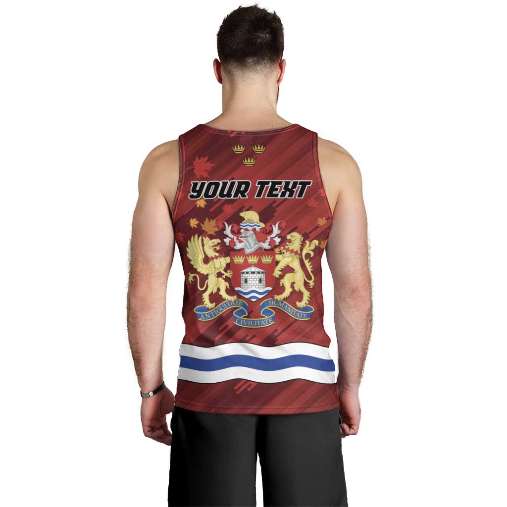 Personalised Kingston Men Tank Top Antiquitate Civilitate Humanitate