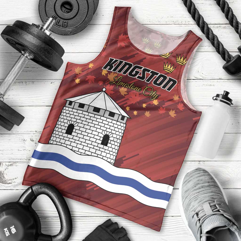 Personalised Kingston Men Tank Top Antiquitate Civilitate Humanitate