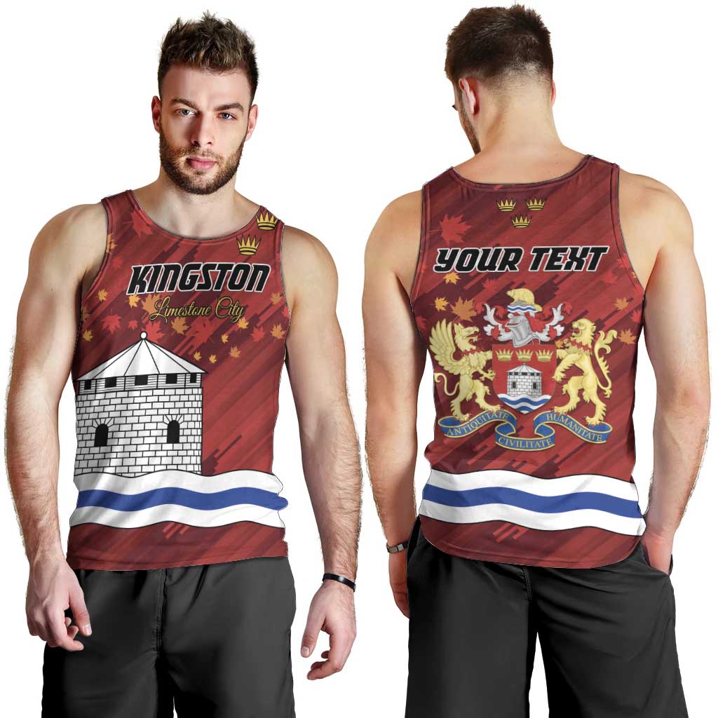 Personalised Kingston Men Tank Top Antiquitate Civilitate Humanitate