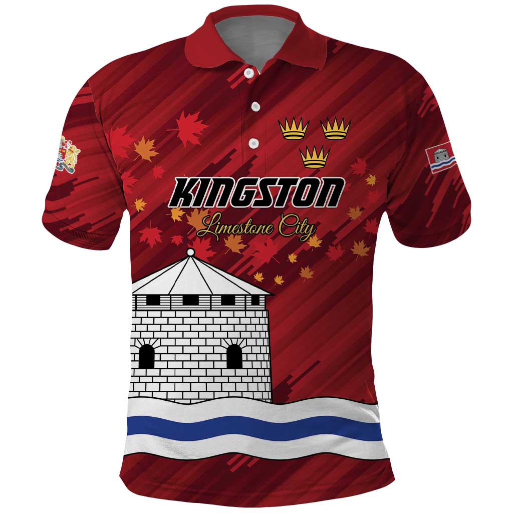 Personalised Kingston Polo Shirt Antiquitate Civilitate Humanitate