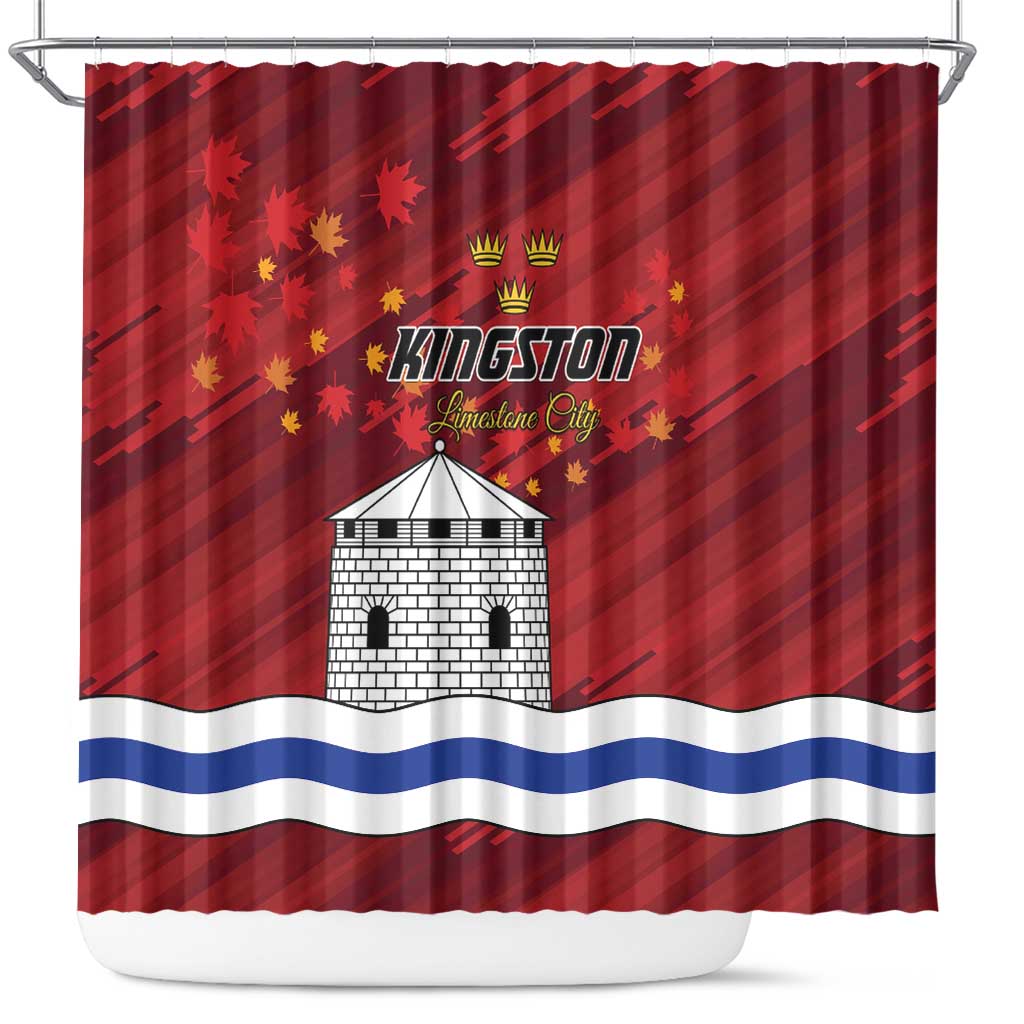 Kingston Shower Curtain Antiquitate Civilitate Humanitate