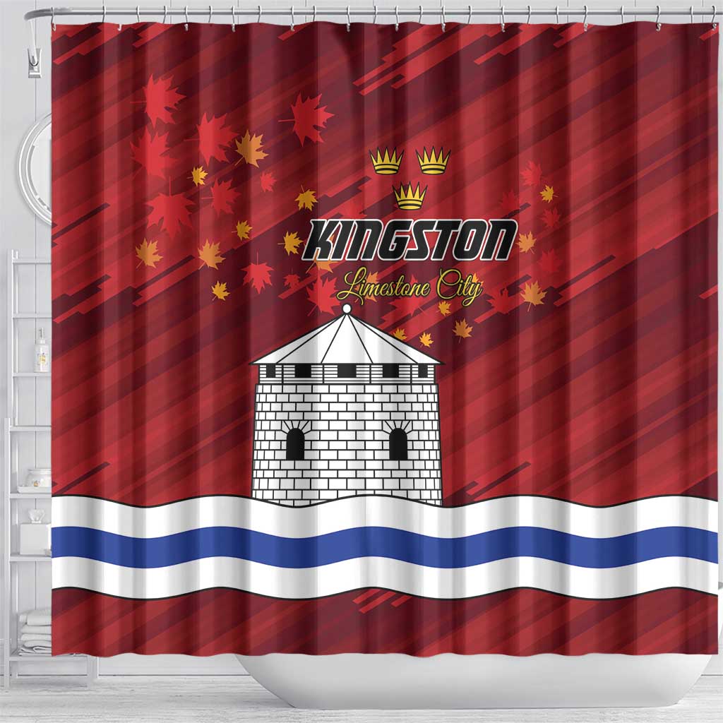 Kingston Shower Curtain Antiquitate Civilitate Humanitate