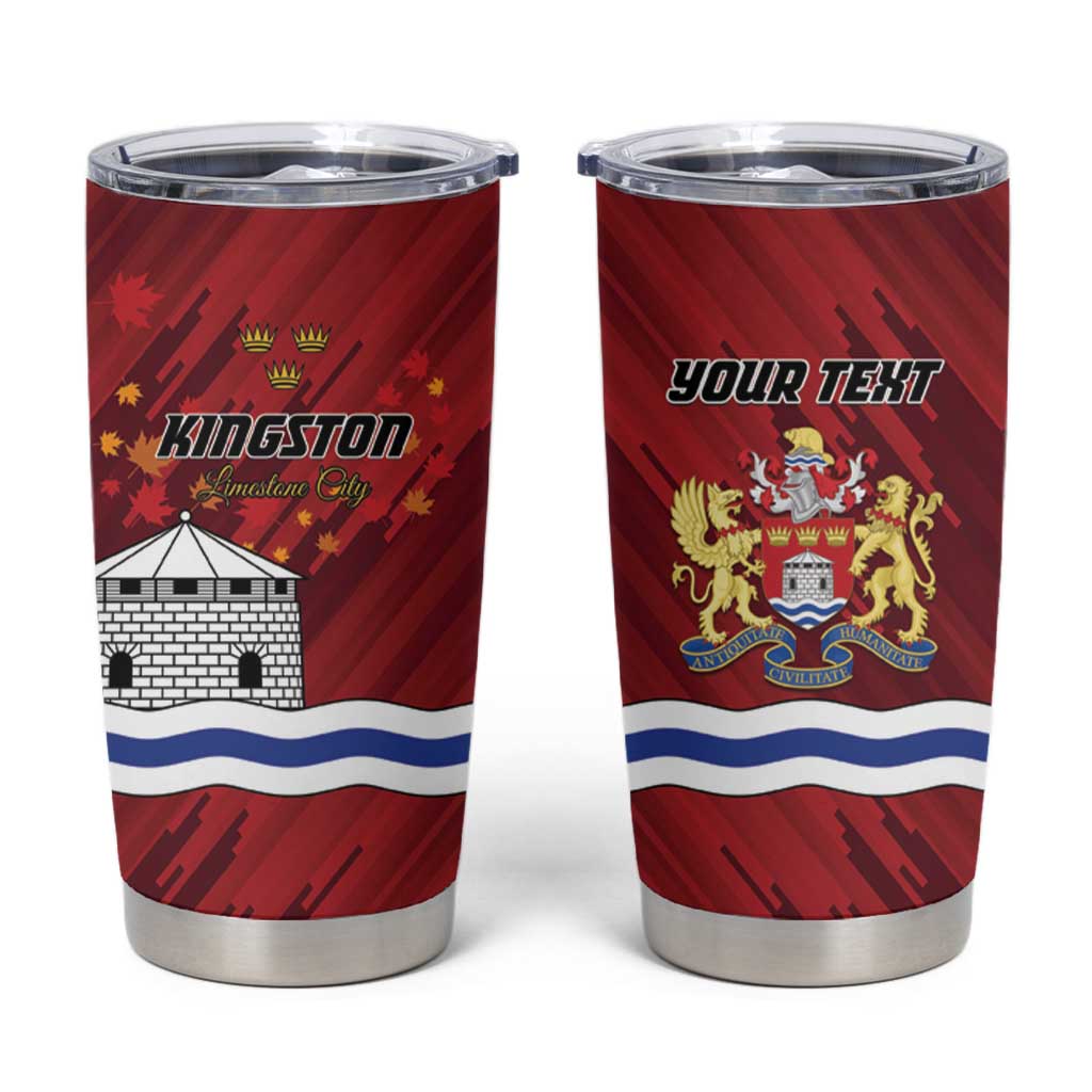 Personalised Kingston Tumbler Cup Antiquitate Civilitate Humanitate