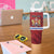 Personalised Kingston Tumbler With Handle Antiquitate Civilitate Humanitate