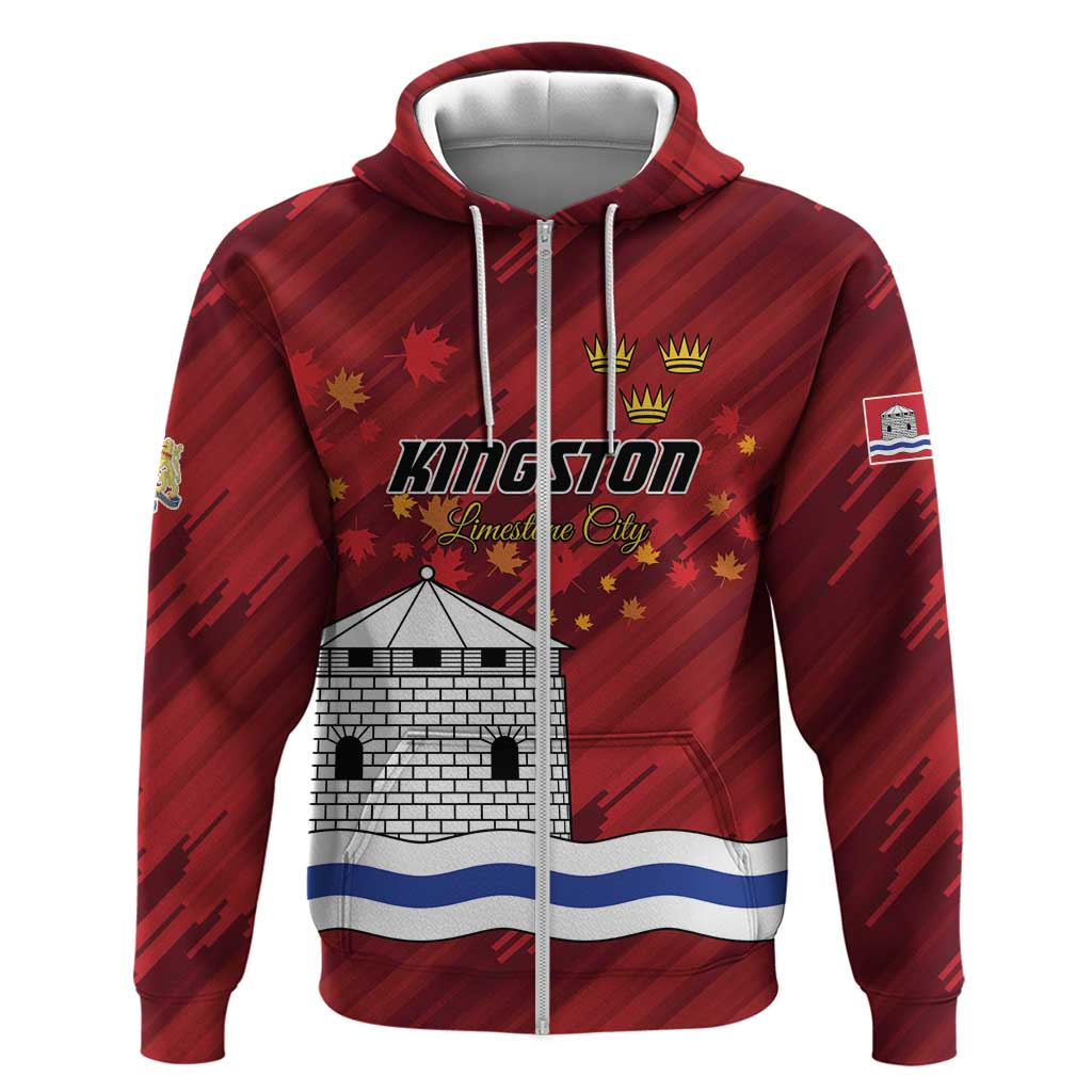 Personalised Kingston Zip Hoodie Antiquitate Civilitate Humanitate