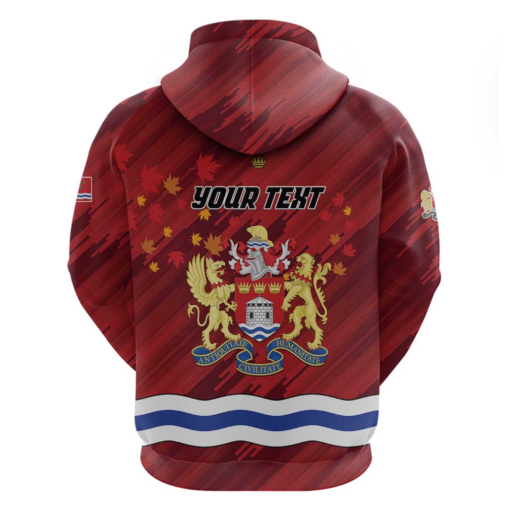 Personalised Kingston Zip Hoodie Antiquitate Civilitate Humanitate