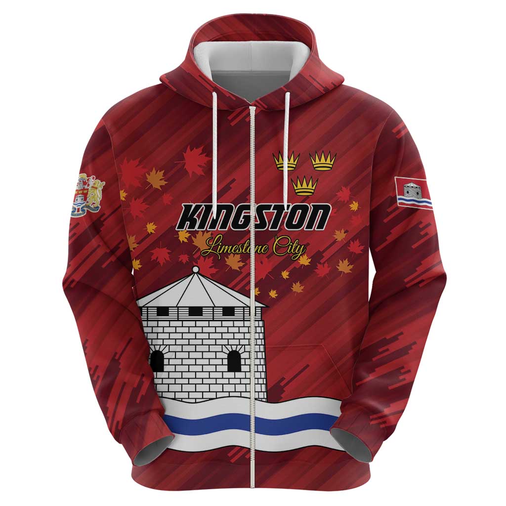 Personalised Kingston Zip Hoodie Antiquitate Civilitate Humanitate