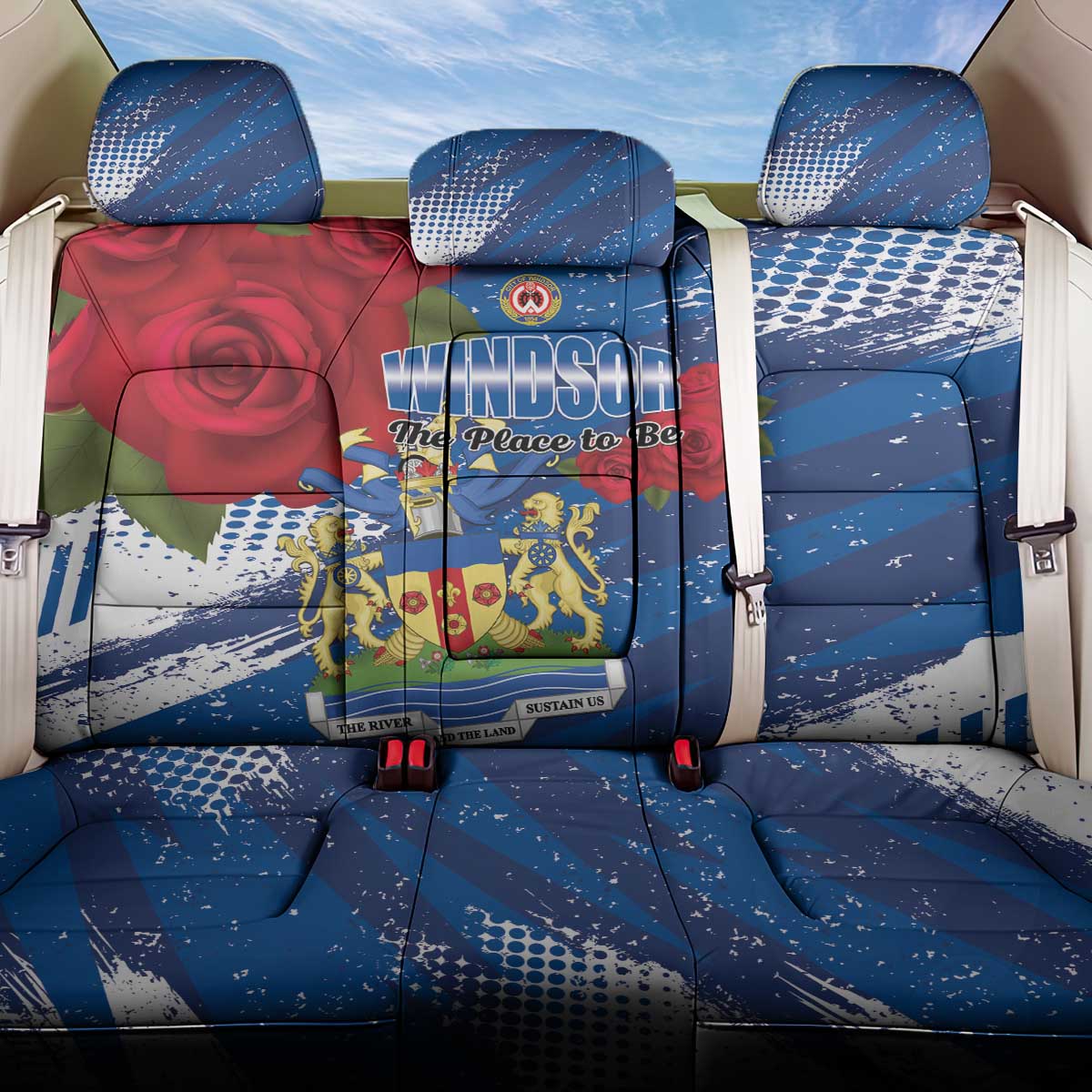 Windsor Back Car Seat Cover The City of Roses