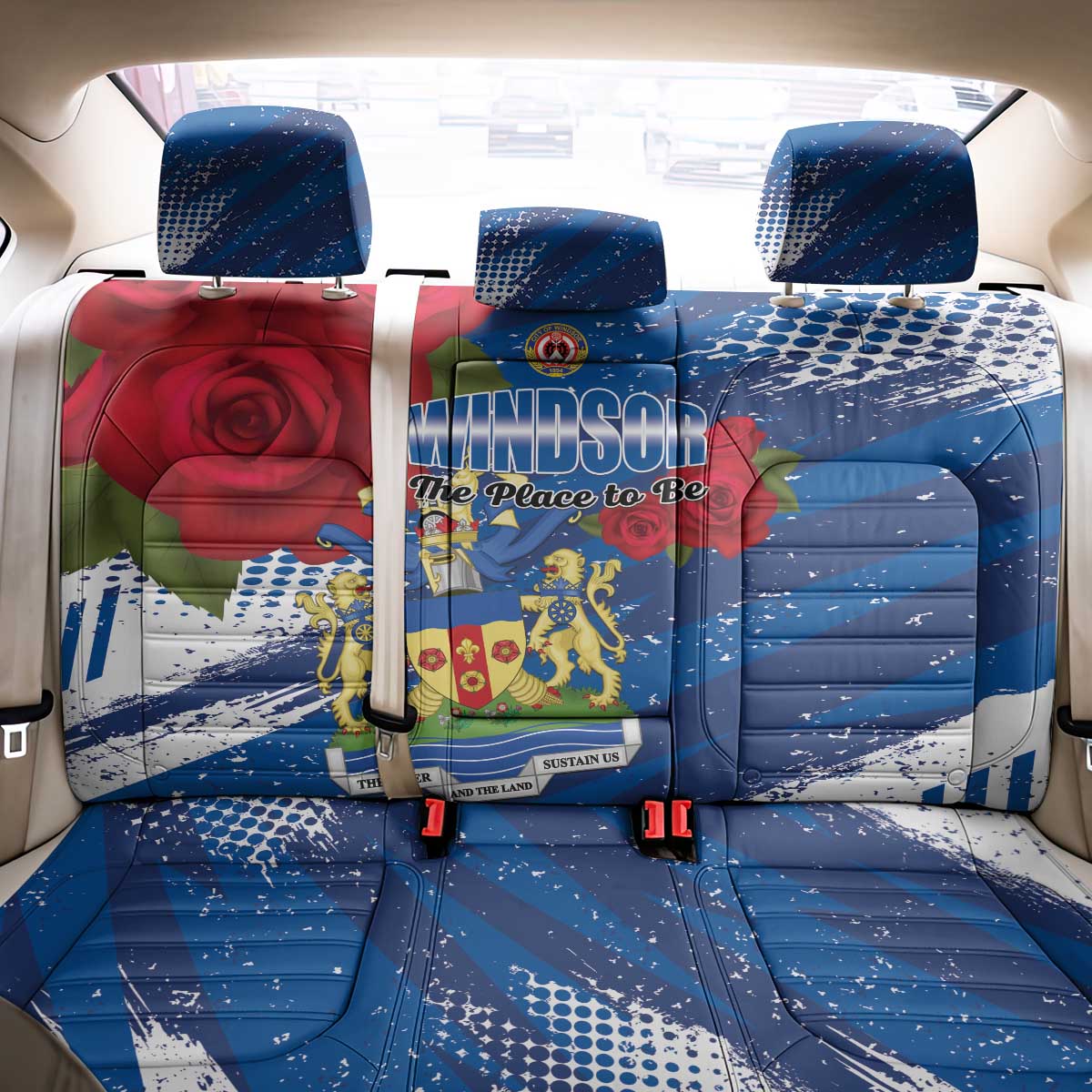 Windsor Back Car Seat Cover The City of Roses