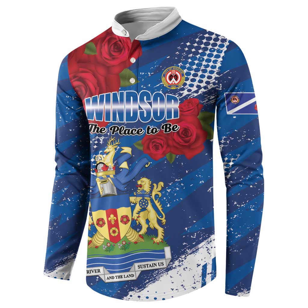 Personalised Windsor Button Sweatshirt The City of Roses