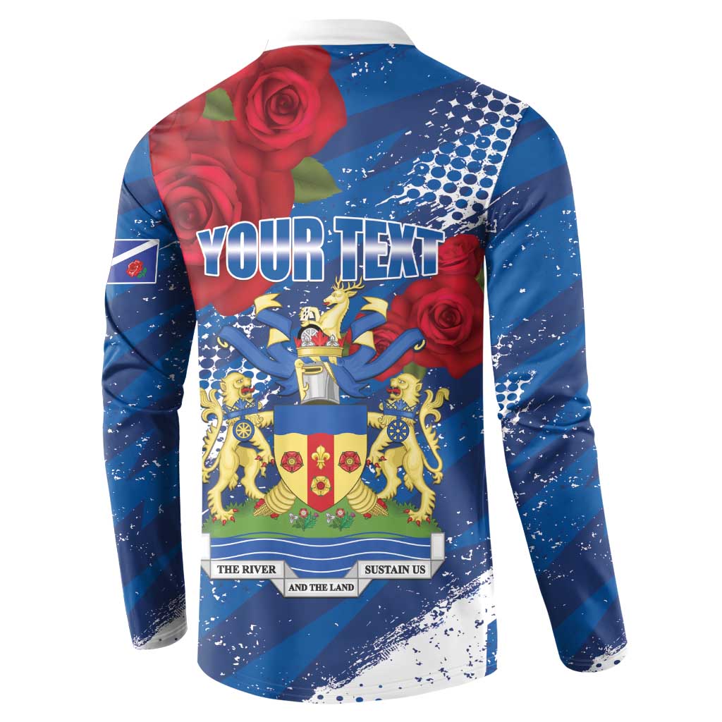 Personalised Windsor Button Sweatshirt The City of Roses