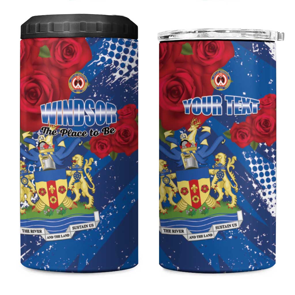 Personalised Windsor 4 in 1 Can Cooler Tumbler The City of Roses